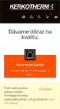 Mobile Screenshot of kerkotherm.sk
